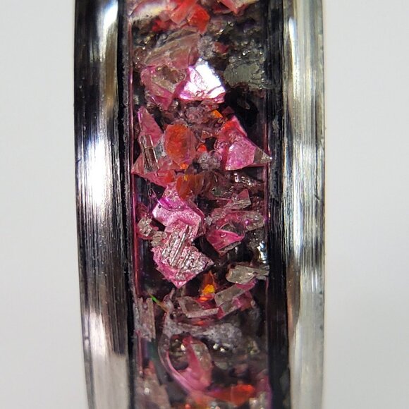 "Pink Riot" with Red Opal & Red Quartz - Picture 3 of 5